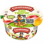 Биотворог Сарафаново с яблоком и грушей 4.5%, 120г