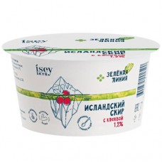Исландский Скир с клюквой 1.2% Зелёная Линия, 140г в магазинах Перекресток