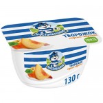 Творожок Простоквашино с персиком и абрикосом 3.6%, 130г