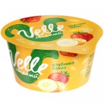 Продукт овсяный Velle Клубника-банан ферментированный, 130г