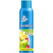 Сухой шампунь Shamtu для всех типов волос свежесть и объём без мытья, 150мл в магазинах Перекресток