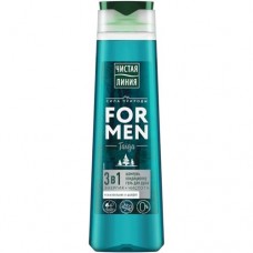 Шампунь-кондиционер-гель для душа Чистая Линия Энергия + чистота для мужчин 3в1, 400мл в магазинах Перекресток
