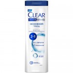 Шампунь и бальзам-ополаскиватель Clear Основной Уход 2в1 против перхоти, 380мл Шампунь и бальзам-ополаскиватель Clear Основной Уход 2в1 против перхоти, 380мл