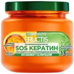 Маска Garnier Fructis Sos Кератин для волос реанимирующая, 320мл Маска Garnier Fructis Sos Кератин для волос реанимирующая, 320мл