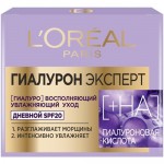 Крем для лица L'Oreal Paris Гиалурон эксперт SPF20 дневной, 50мл Крем для лица L'Oreal Paris Гиалурон эксперт SPF20 дневной, 50мл