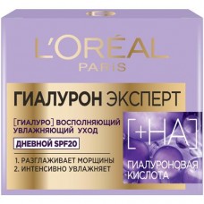 Крем для лица L'Oreal Paris Гиалурон эксперт SPF20 дневной, 50мл в магазинах Перекресток