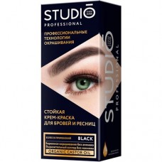 Крем-краска для бровей и ресниц Studio Professional стойкая чёрная в магазинах Перекресток