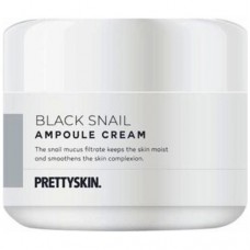 Крем для лица Prettyskin ампульный для чувствительной кожи с муцином чёрной улитки, 50мл в магазинах Перекресток