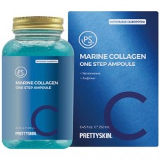 Сыворотка Pretty Skin One Step Ampoule мультифункциональная ампульная с морским коллагеном и гиалуроновой кислотой, 250мл в магазинах Перекресток