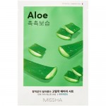 Маска Missha Airy Fit Sheet Mask Aloe для лица увлажняющая с экстрактом алоэ для сухой кожи, 20мл Маска Missha Airy Fit Sheet Mask Aloe для лица увлажняющая с экстрактом алоэ для сухой кожи, 20мл