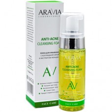 Пенка Aravia Laboratories с коллоидной серой и экстрактом женьшеня для умывания, 150мл в магазинах Перекресток