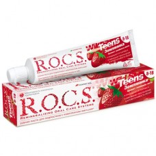 Зубная паста R.O.C.S. Аромат знойного лета земляника, 74г в магазинах Перекресток