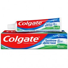 Зубная паста Colgate Тройное действие Натуральная мята для защиты от кариеса, 100мл в магазинах Перекресток