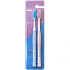Зубная щетка Smile Care для взрослых средняя, 2шт в магазинах Перекресток