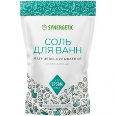 Соль Synergetic магниево-сульфатная для ванн, 1кг в магазинах Перекресток