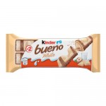 Вафельный батончик Kinder Bueno White, 39г