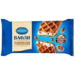 Вафли Коломенское со сливочным кремом и тёмным шоколадом, 104г