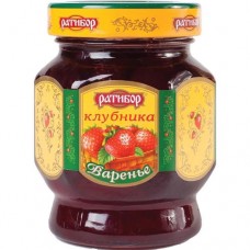 Варенье Ратибор Клубника, 350г в магазинах Перекресток