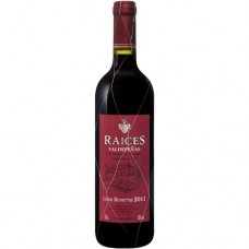 Вино Raices Gran Reserva Valdepenas DO красное сухое 13%, 750мл в магазинах Перекресток