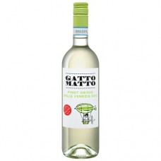 Вино Gatto Matto Pinot Grigio Delle Venezie DOC белое сухое 15%, 750мл в магазинах Перекресток