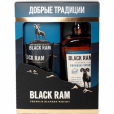 Виски Black Ram Bourbon finish 3y cтакан, 700мл в магазинах Перекресток