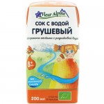 Сок прямого отжима с природной родниковой водой Fleur Alpine Грушевый, с 8 месяцев, 200мл