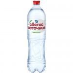 Вода Святой источник природная питьевая газированная, 1.5л