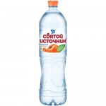 Вода Святой Источник персик негазированный, 1.5л