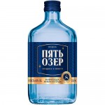 Водка Пять озер 40%, 250мл