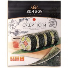 Водоросли морские Sen Soy Premium Суши-нори, 28г в магазинах Перекресток