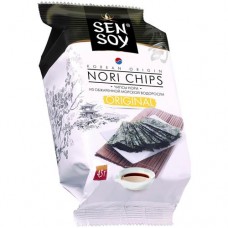 Чипсы нори Sen Soy Premium Original из морской капусты, 4.5г в магазинах Перекресток