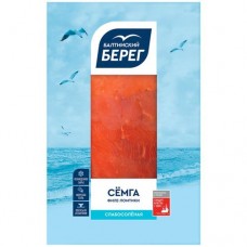 Сёмга Балтийский Берег филе-ломтики слабосолёная, 100г в магазинах Перекресток