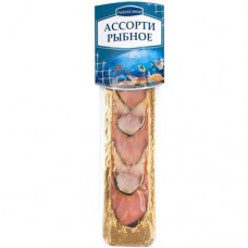 Рыбное ассорти Рыбная Миля горбуша-скумбрия косичка холодного копчения, 200г в магазинах Перекресток