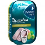 Сельдь Русское Море Исландка филе-кусочки в белом вине, 115г