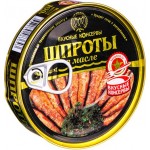 Шпроты Вкусные Консервы в масле, 160г