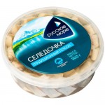 Сельдь Русское Море филе-кусочки в масле, 500г