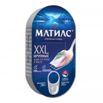 Сельдь Матиас ХХL Отборная филе-кусочки в масле, 200г