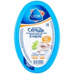 Пресервы Leor Сельдь атлантическая филе-кусочки в масле, 300г