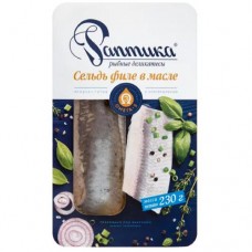 Сельдь Раптика филе в масле, 230г в магазинах Перекресток