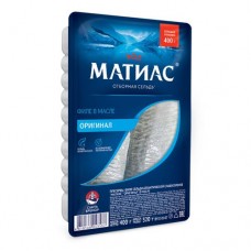 Сельдь Матиас деликатесное оригинальное филе, 400г в магазинах Перекресток