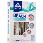 Сардина Антей иваси тушка специальной разделки холодного копчения, 200г