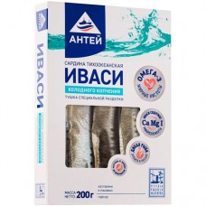 Сардина Антей иваси тушка специальной разделки холодного копчения, 200г в магазинах Перекресток