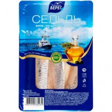 Сельдь Балтийский Берег по-царски тихоокеанская филе в масле, 400г в магазинах Перекресток