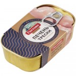 Печень трески атлантической Гостово натуральная, 115г