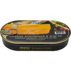 Сельдь Барс атлантическая филе копчёное в масле, 175г в магазинах Перекресток