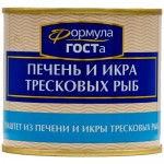 Паштет Формула ГОСТа из печени и икры тресковых рыб, 220г Паштет Формула ГОСТа из печени и икры тресковых рыб, 220г