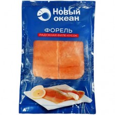 Форель радужная филе кусок на коже замороженная Новый Океан, 400г в магазинах Перекресток