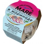 Сельдь атлантическая Балтийский Берег Mare филе-кусочки слабосолёные в маринаде по-шведски, 145г