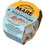 Сельдь атлантическая Балтийский Берег Mare филе-кусочки слабосолёные в маринаде по-мексикански, 145г