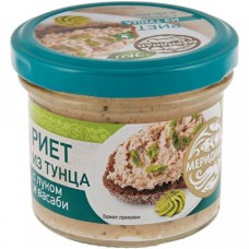 Риет Мередиан из тунца с луком и васаби, 100г в магазинах Перекресток